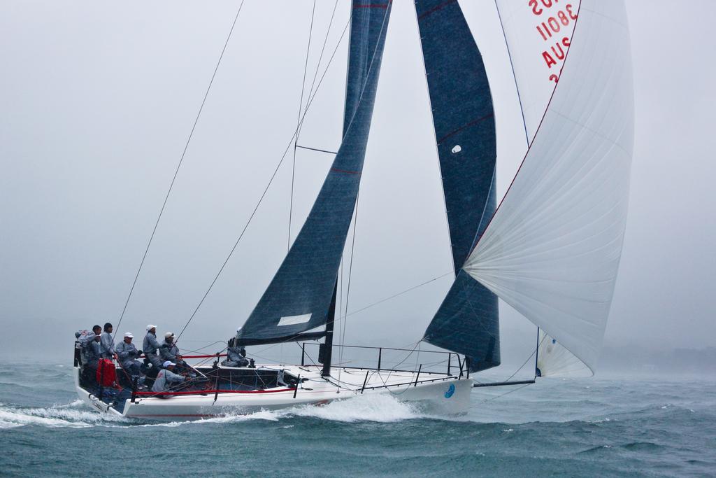 Ginger, 2013 Sail Port Stephens day 5 racing.  Sail Port Stephens  © Jon Reid Saltwater Images http://www.saltwaterimages.com.au